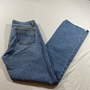 Cruel Girl Jeans woman’s 11 Relaxed bootcut Jeans light blue jeans slit hem